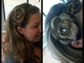 Flower Hairdo- Aveda Stylist in PA